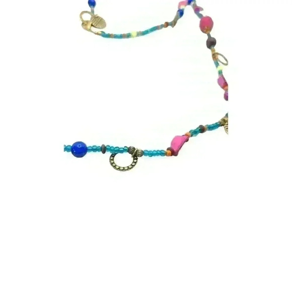 Premier Designs Chunky Bead Necklace Mixed Materials 38" - Picture 4 of 5